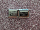 Stainless Steel Faith Italian Charm