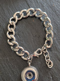 Chunky Curb Link Snap Bracelet