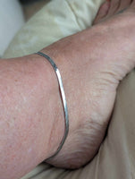 Stainless Steel Herringbone Anklet