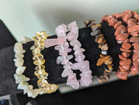 Natural Stone Chip Bracelet - 7 options