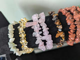 Natural Stone Chip Bracelet - 7 options