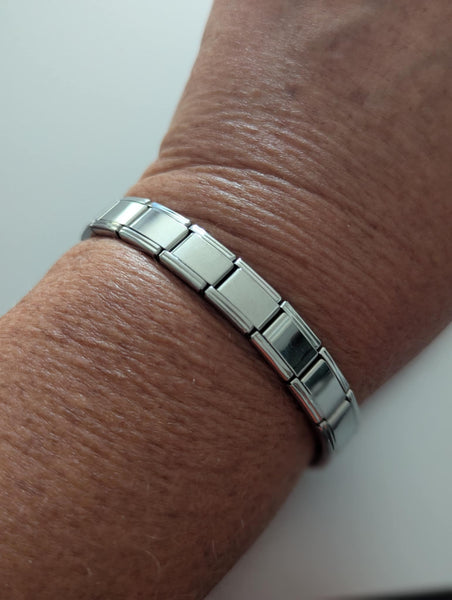 Stainless Steel Italian Charm Bracelet