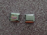 Stainless Steel Birthday Cake Italian Charm