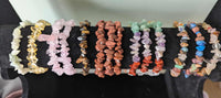 Natural Stone Chip Bracelet - 7 options