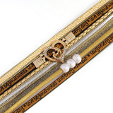 Fashion Multilayer Live Every Moment Leather Bracelet - 4 Colours
