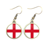 Fashion National Flag Drop Earrings - 3 Colours