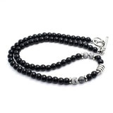 Stainless Steel/Natural Stone Necklace - 3 Options