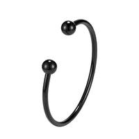 316L Stainless Steel Open Charm Bangle - 5 Colours