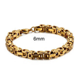 Stainless Steel 4/6/8mm Width Dubai Chain Bracelet