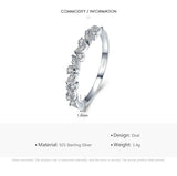 925 Sterling Silver Simple Stackable Cubic Zirconia Ring