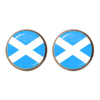 Fashion National Flag Stud Earrings - 3 Colours