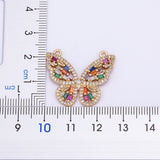 Fashion CZ Gold Colour Butterfly Necklace - 12 Options