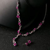 Fashion Rhinestone Acrylic Rose Set - 2 Colours
