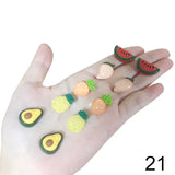 Fashion 5pairs/set Cute Clip On Earrings - 20 Options