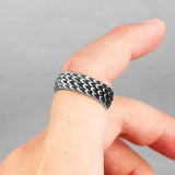 Stainless Steel Dragon Scale Ring