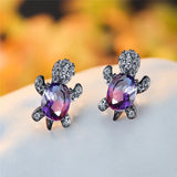 Fashion CZ Turtle Earrings - 31 Options