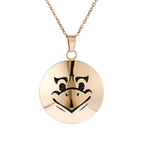 Stainless Steel Rose Gold Aromatherapy Necklace - 28 Options