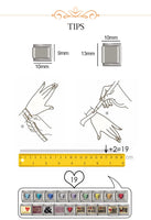 Stainless Steel Diamond Pattern Crown Italian Charm Link (Fit 9mm Bracelet)