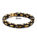 Stainless Steel 4/6/8mm Width Dubai Chain Bracelet