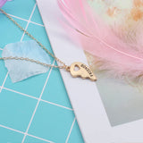 Fashion 2pcs Best Friend Heart Necklace/Keyring/Set