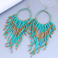 Beaded Boho Dangle Earrings - 6 Options