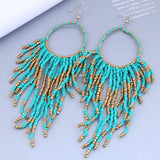 Beaded Boho Dangle Earrings - 6 Options