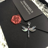 925 Sterling Silver Dragonfly Bracelet - 9 Lengths