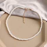 Fashion Imitation Pearl Necklace - 10 Options