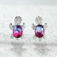 Fashion CZ Turtle Earrings - 31 Options