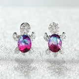Fashion CZ Turtle Earrings - 31 Options