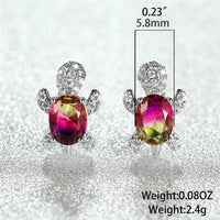 Fashion CZ Turtle Earrings - 31 Options