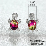 Fashion CZ Turtle Earrings - 31 Options