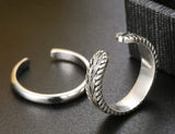 2 PCS Stainless Steel Toe Ring - 2 Colours