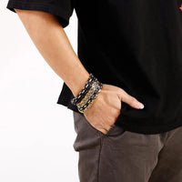 Stainless Steel 4/6/8mm Width Dubai Chain Bracelet