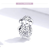 925 Sterling Silver Sheep Charm