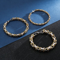 Stainless Steel 4/6/8mm Width Dubai Chain Bracelet