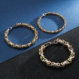 Stainless Steel 4/6/8mm Width Dubai Chain Bracelet