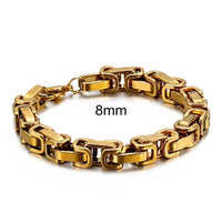 Stainless Steel 4/6/8mm Width Dubai Chain Bracelet