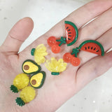 Fashion 5pairs/set Cute Clip On Earrings - 20 Options
