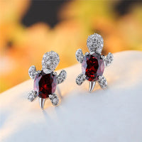 Fashion CZ Turtle Earrings - 31 Options