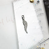 925 Sterling Silver Angel Wings Pendant Charm