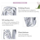 925 Sterling Silver Elegant Vine Leaf Stopper Charm