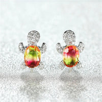 Fashion CZ Turtle Earrings - 31 Options