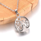 Stainless Steel Tree of Life Cremation/Urn Necklace - 3 Options