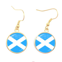 Fashion National Flag Drop Earrings - 3 Colours