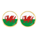 Fashion National Flag Stud Earrings - 3 Colours