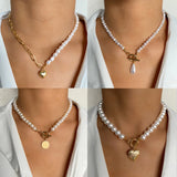 Fashion Imitation Pearl Necklace - 10 Options