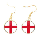 Fashion National Flag Drop Earrings - 3 Colours