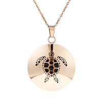 Stainless Steel Rose Gold Aromatherapy Necklace - 28 Options