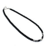 Stainless Steel/Natural Stone Necklace - 3 Options